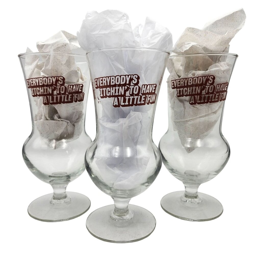 Ole Red Nashville TN Hurricane Bar Glass Cocktail Blake Shelton Barware 3 Pc Lot
